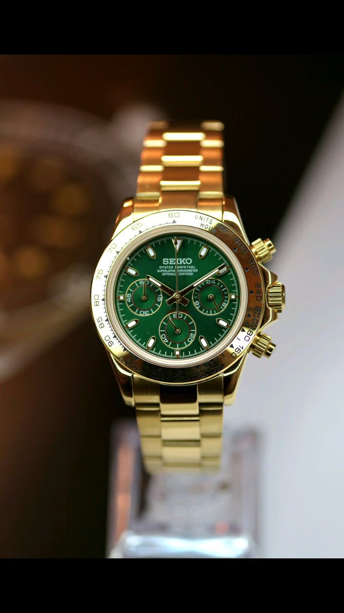 Seitona Forest Green Gold Daytona Mod