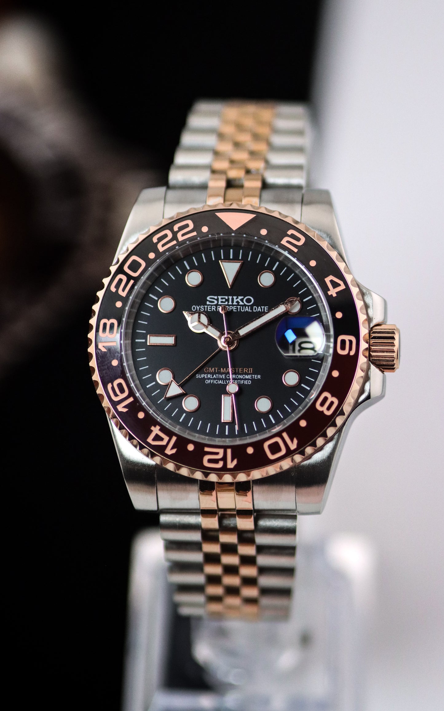 Seiko Root Beer Two-Tone GMT