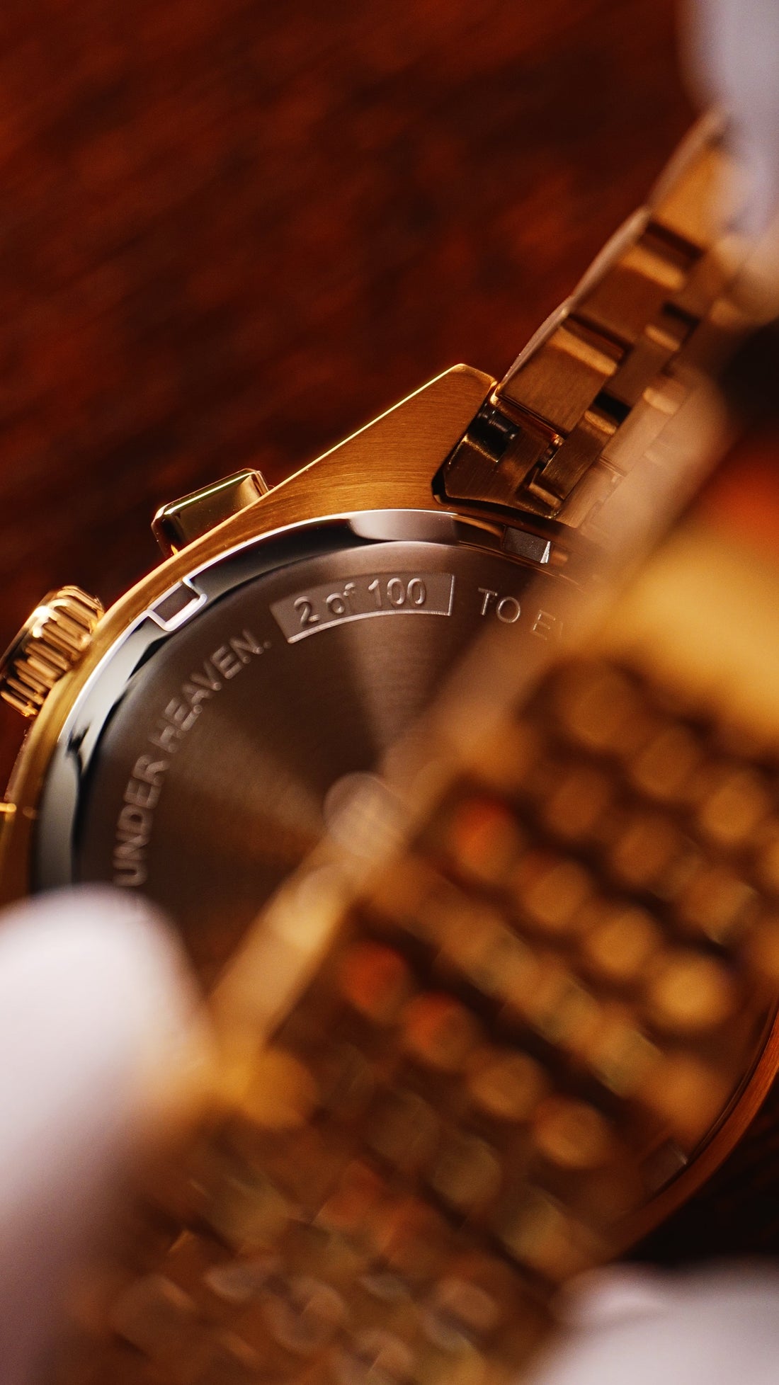 Season No. 2 Midnight Gold mecaquartz chronograph