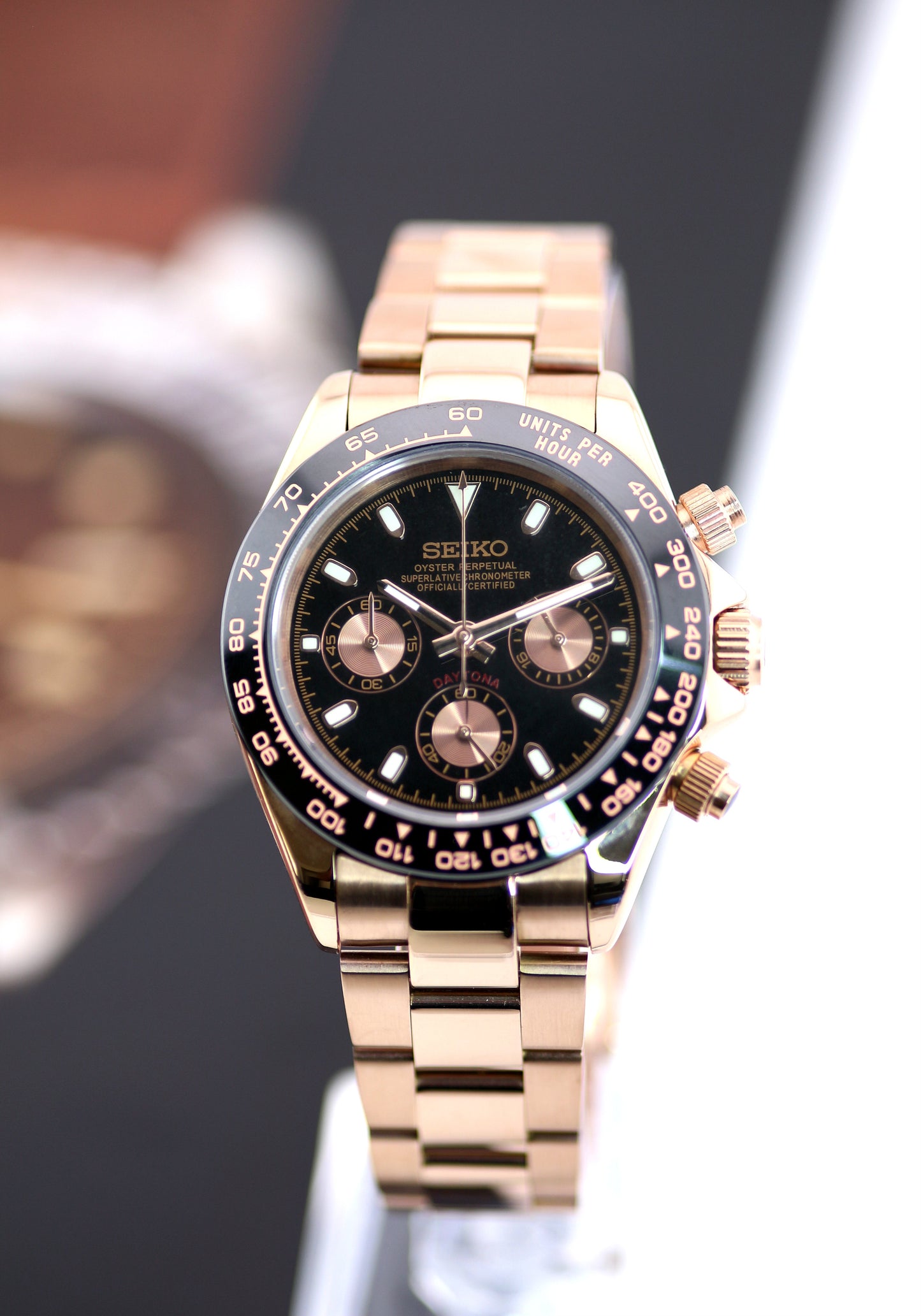 Seitona Rose Gold Chocolate Daytona Mod