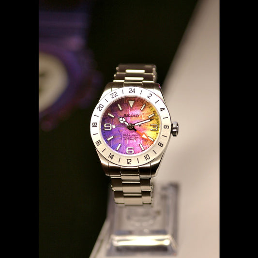 rainbow dial rolex explorer