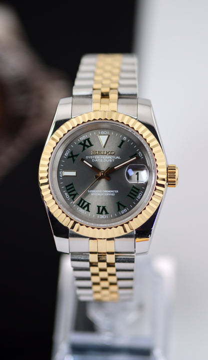 Seiko Two-Tone Gold Wimbledon Datejust Mod