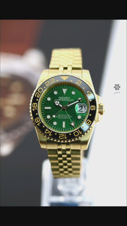 Seiko Gold Hulk GMT- Master II Mod