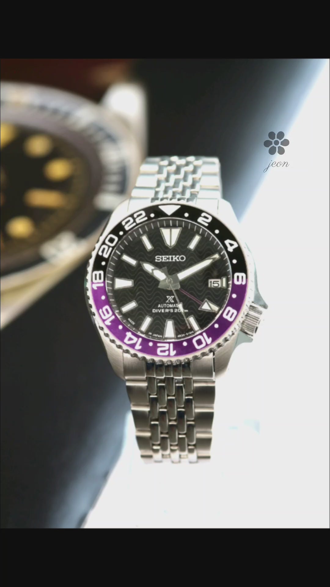 Seiko skx black on sale panther