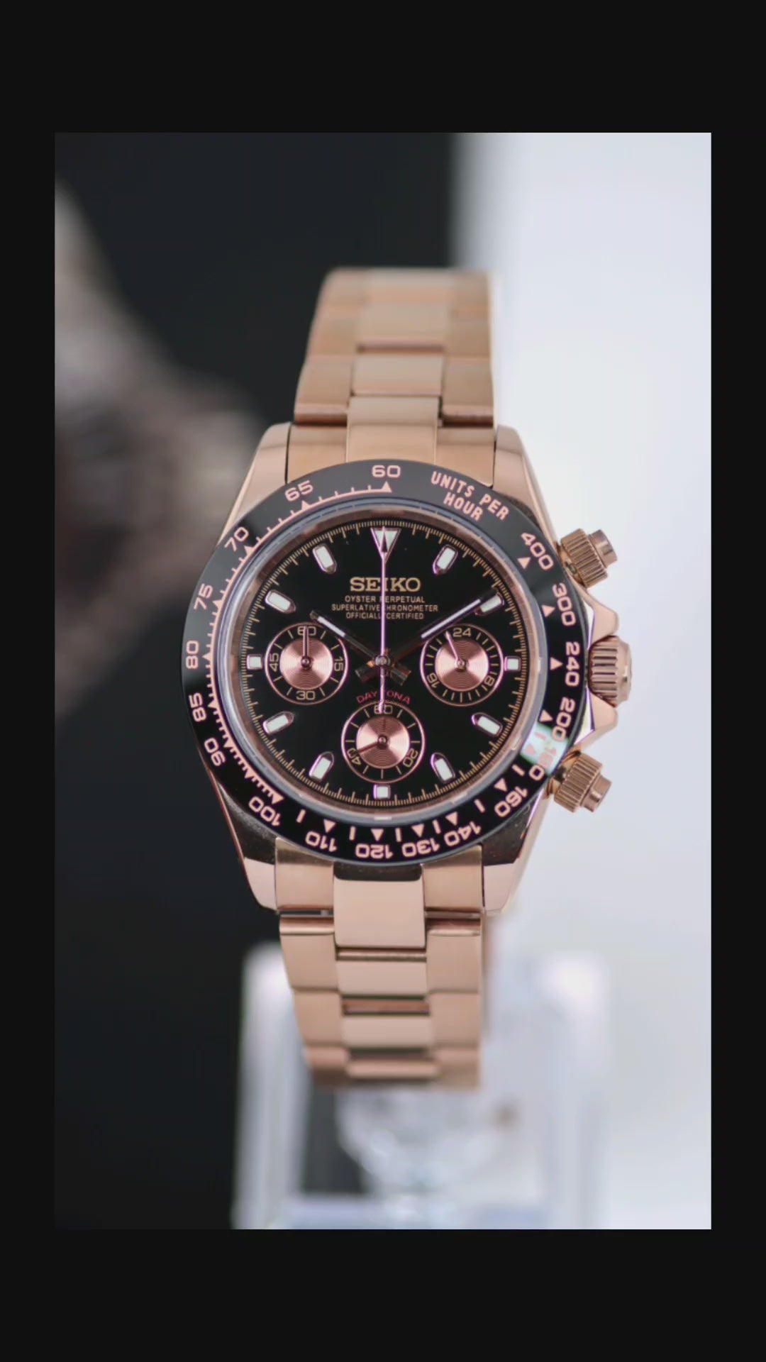 Mocha☆ Seitona Rose Gold Chocolate Daytona Mod – JourneyAboutTime