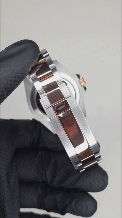 Seiko Two-Tone Rose Gold GMT-Master II Mod