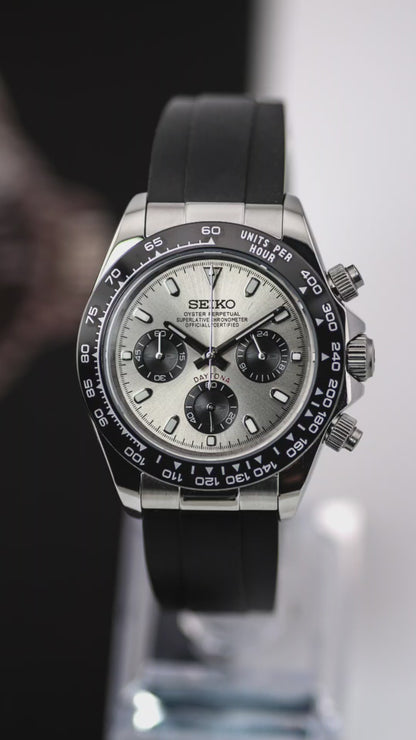 Seitona Gunmetal Chronograph Daytona Mod